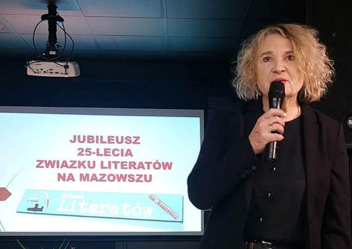 Teresa Kaczorowska - prezes - Związek Literatów na Mazowszu 25 lat