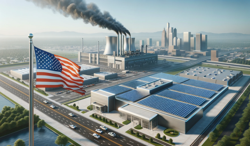 photorealistic-illustration-of-a-modern-car-factory-in-an-American-city-during-the-day.-There-are-no-smoke-emissions-from-the-