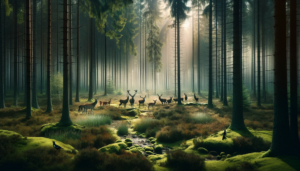 scena lasu w Europie