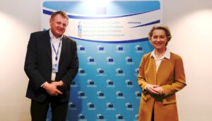 Tomasz Wróblewski i Ursula von der Layen. Dyrektywa CSDD