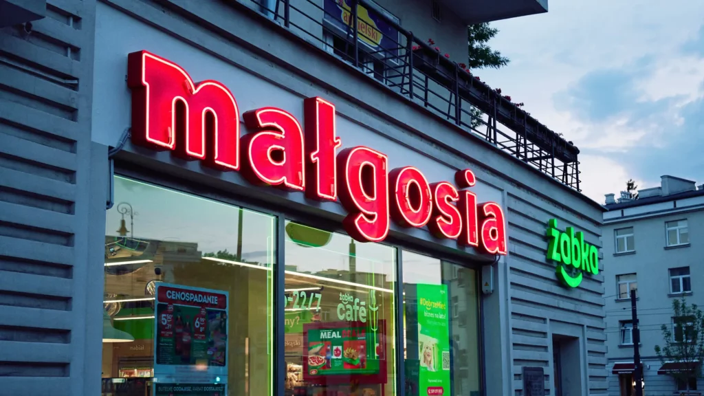 Żabka neon Małgosia