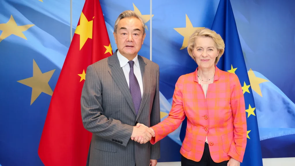 Wang Yi Ursula von der Leyen