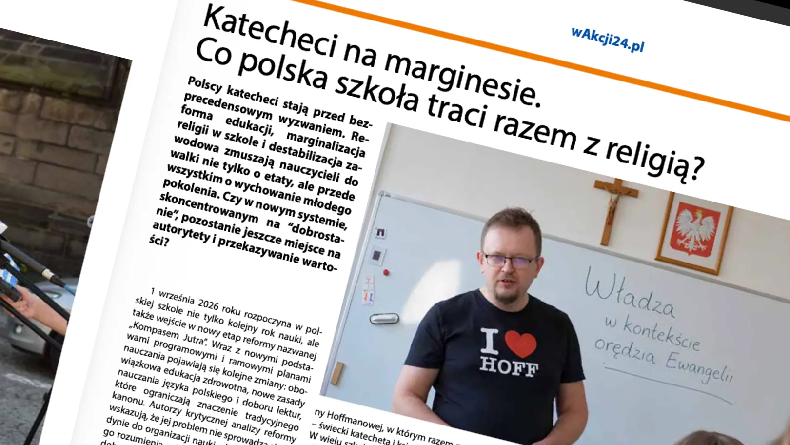 Tomasz Sypniewski: Wraz z marginalizacją religii szkoła traci istotną przestrzeń wychowania