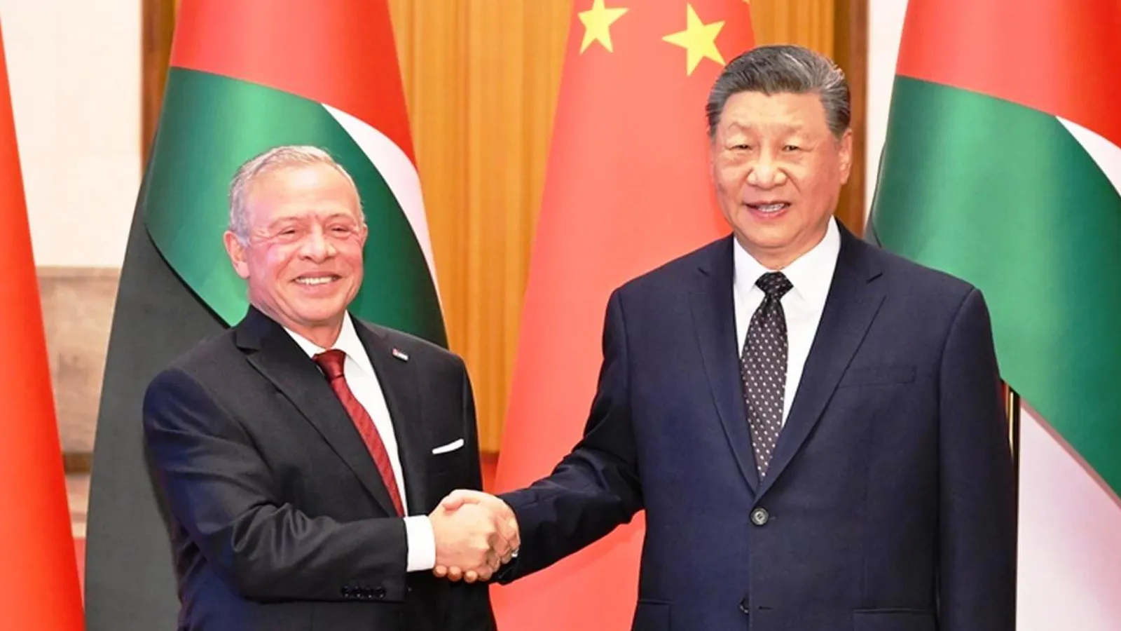 Abdullah II – król Jordanii w Chinach