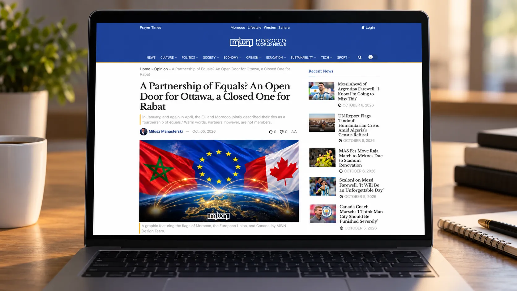 Otwarte drzwi dla Ottawy, zamknięte dla Rabatu. Morocco World News o podwójnych standardach Brukseli